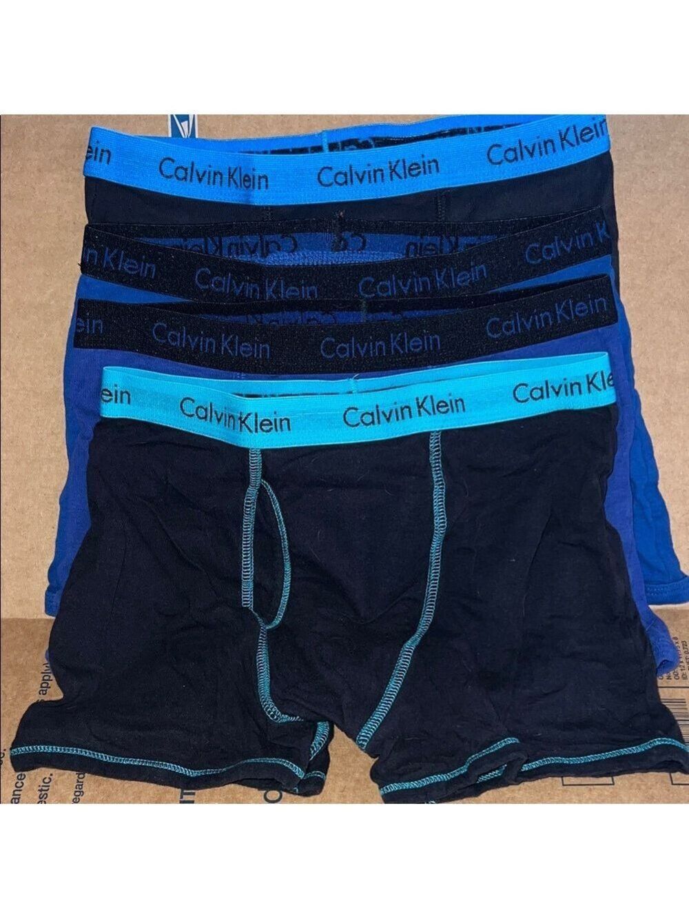 New Youth Calvin Klein Boxer Briefs - 4 Pack